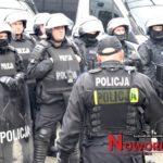 Ćwiczenia policji na stadionach