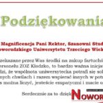 Seniorzy z Noworudzkiego Uniwersytetu Trzeciego Wieku odpowiedzieli na apel o pomoc ZOZ Kłodzko