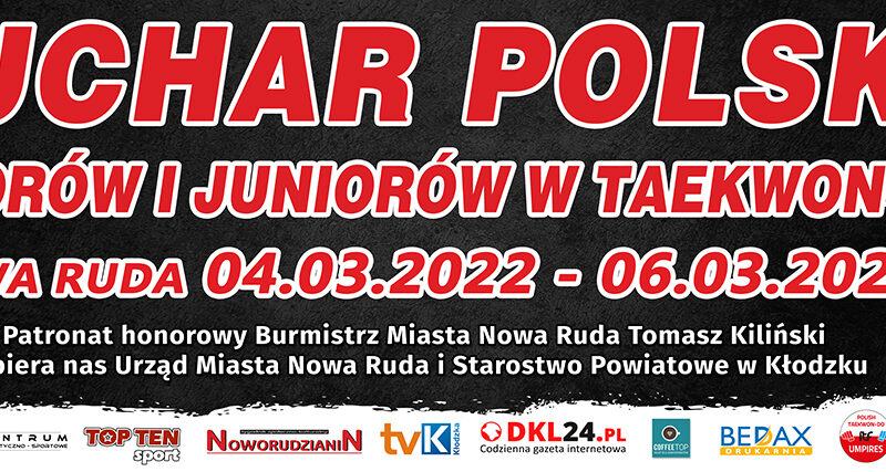 W najbliższy weekend Puchar Polski Seniorów i Juniorów w Taekwon-do ITF w Nowej Rudzie